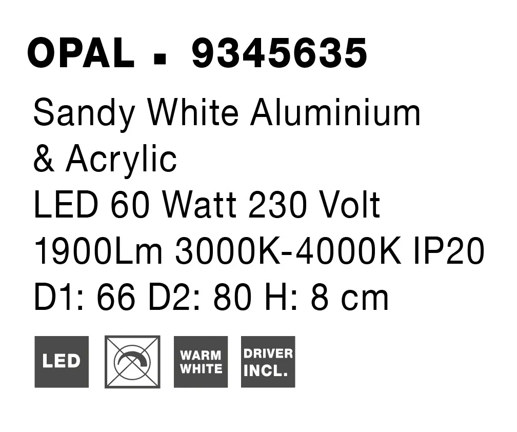 MORBIDO Deckenaufbauleuchte 59 Watt 800 mm 2700-4000 Kelvin dimmbar - Image 8