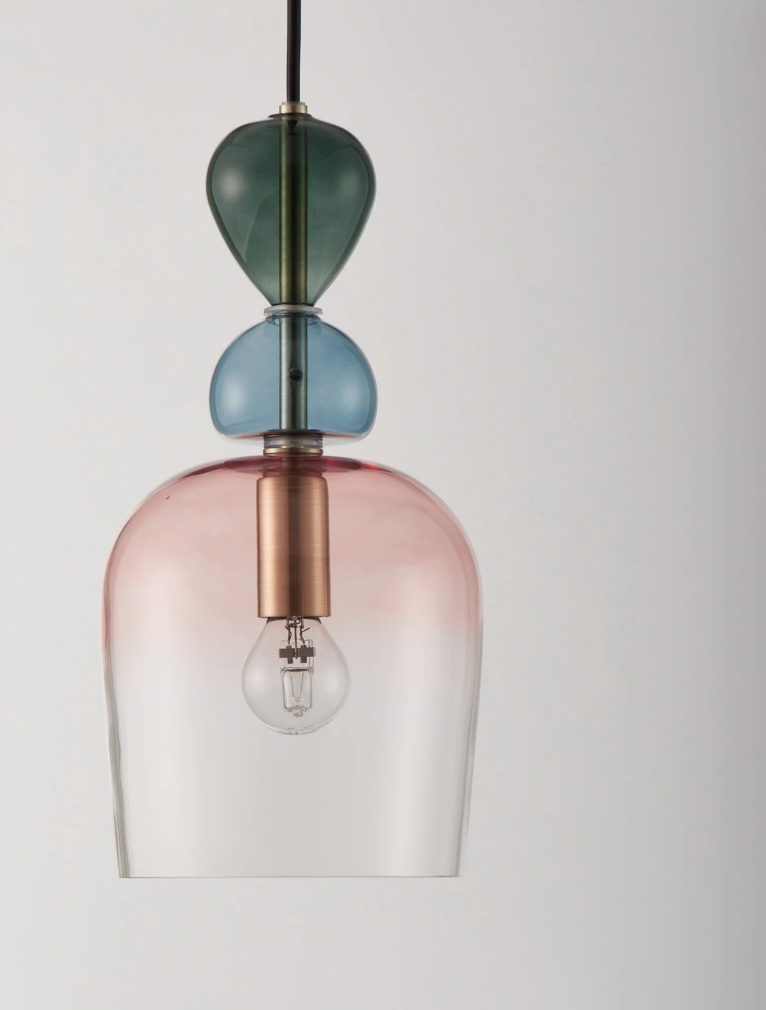 MURANO Pendelleuchte - mundgeblasenes Glas - dimmbar
