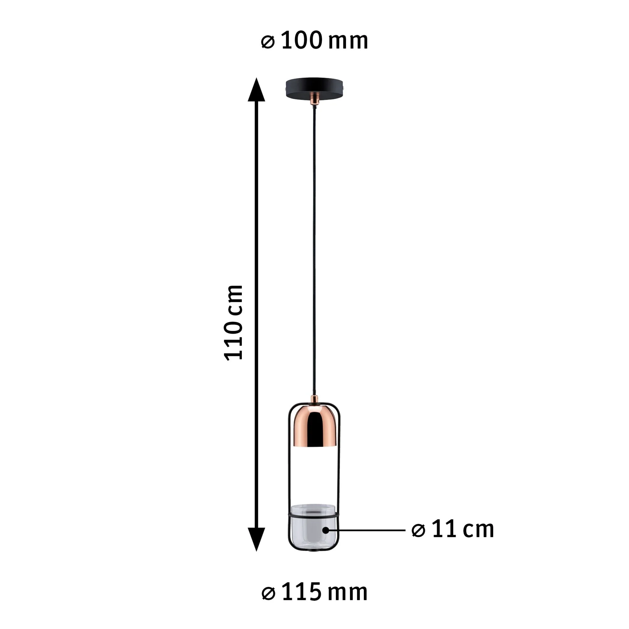 Neordic Fanja GU10 max. 20W Schwarz/Kupfer dimmbar Metall - Image 3