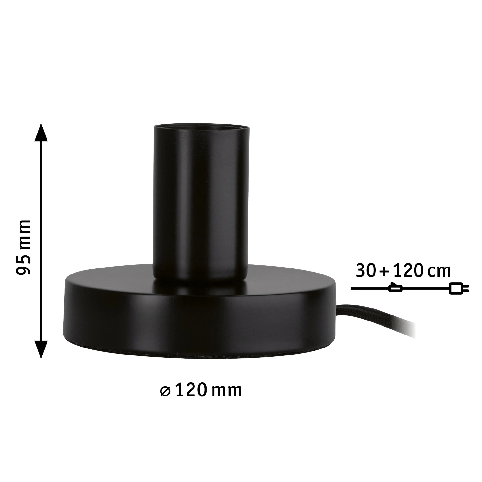 Neordic Haldor E27 max. 60W Schwarz Metall - Image 2
