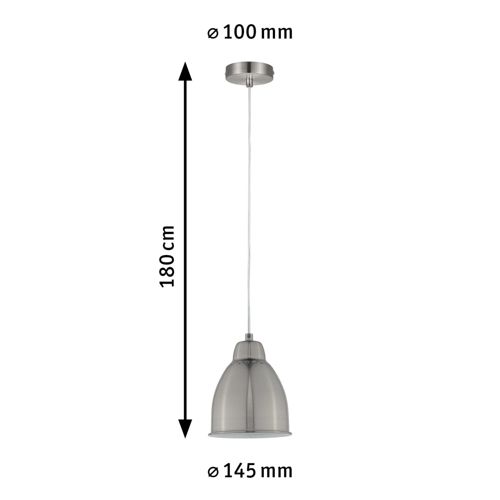 Neordic Pendelleuchte Hilla Eisen gebürstet Pendelleuchte - Image 3