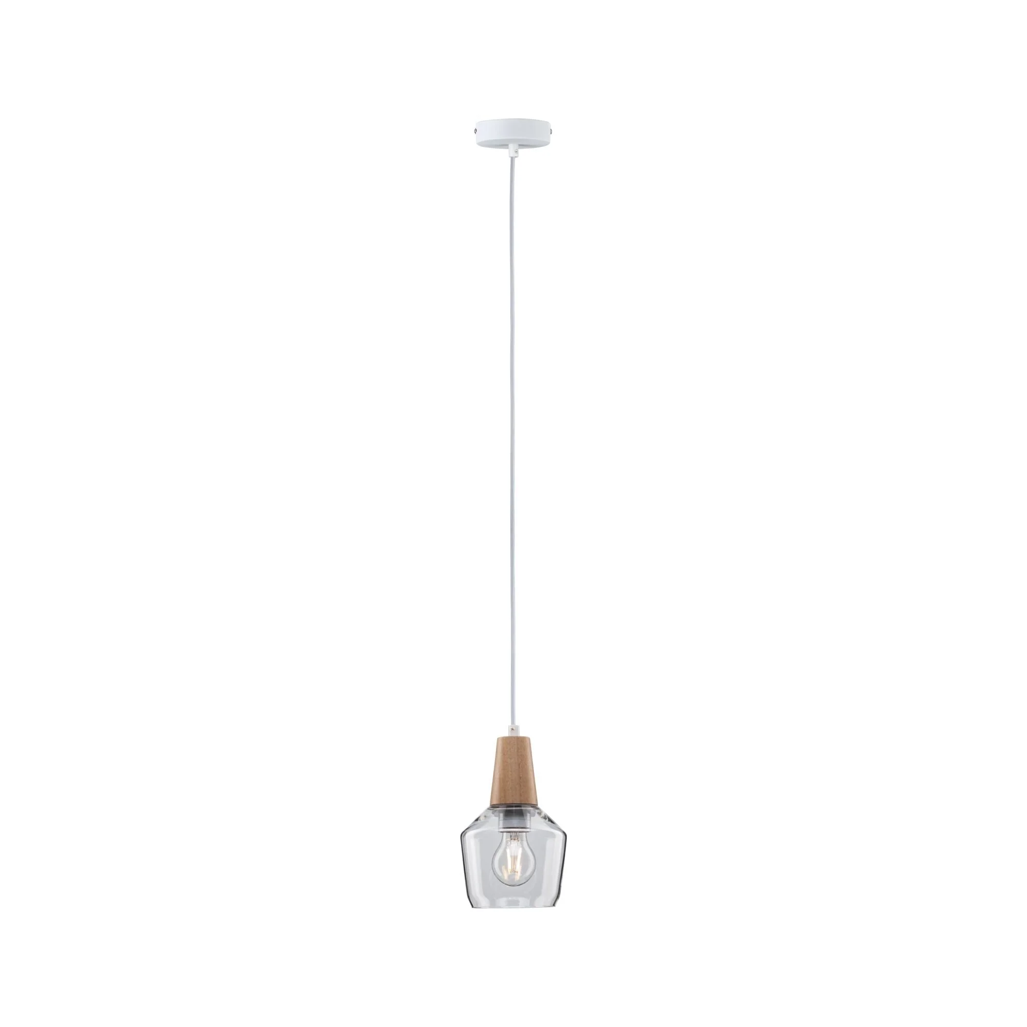 Neordic Ylvie E27 max. 20W Holz/Klar dimmbar Holz/Glas - Image 2
