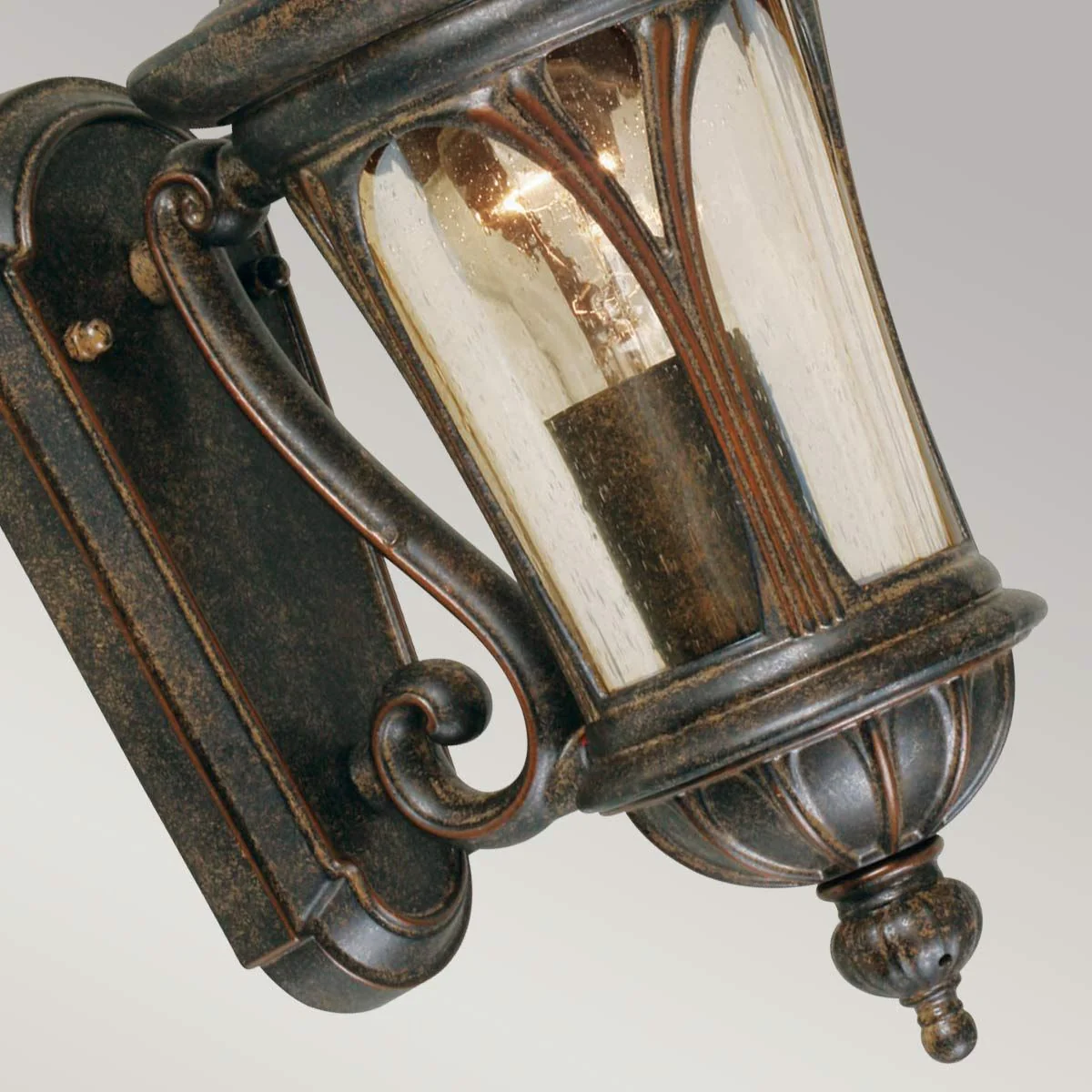 New England 1-flammige Wandlaterne klein - verwitterte Bronze - Image 3