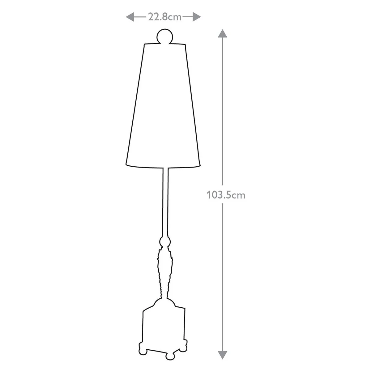 Noma Luxe Tischlampe mit 1 Licht, Blattgold, Schwarz und Silber, Schirm aus glasiertem Blattgold - Image 7