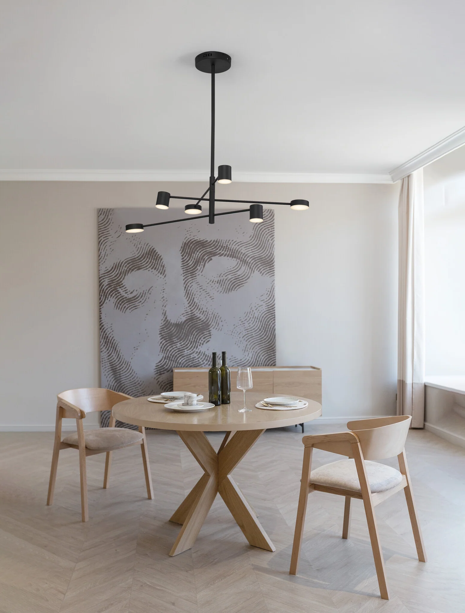 NORDIK Pendelleuchte 28 Watt 1000 mm 3000 Kelvin dimmbar - Image 5