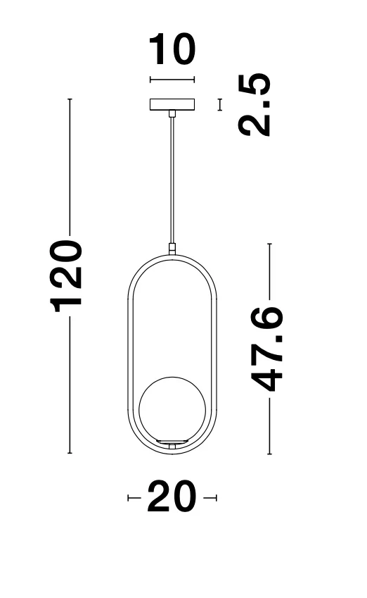 OBITAR Pendelleuchte  200 mm dimmbar - Image 4