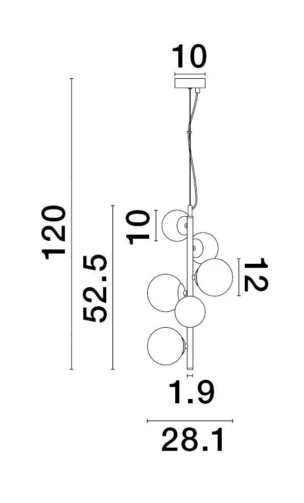 ODILLIA Pendelleuchte  280 mm dimmbar - Image 7