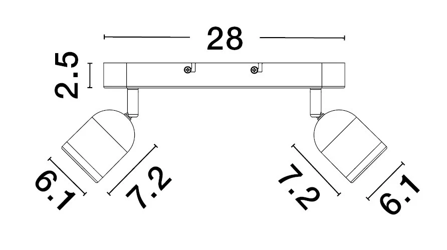 ORSON Deckenaufbauleuchte  280 mm dimmbar - Image 10