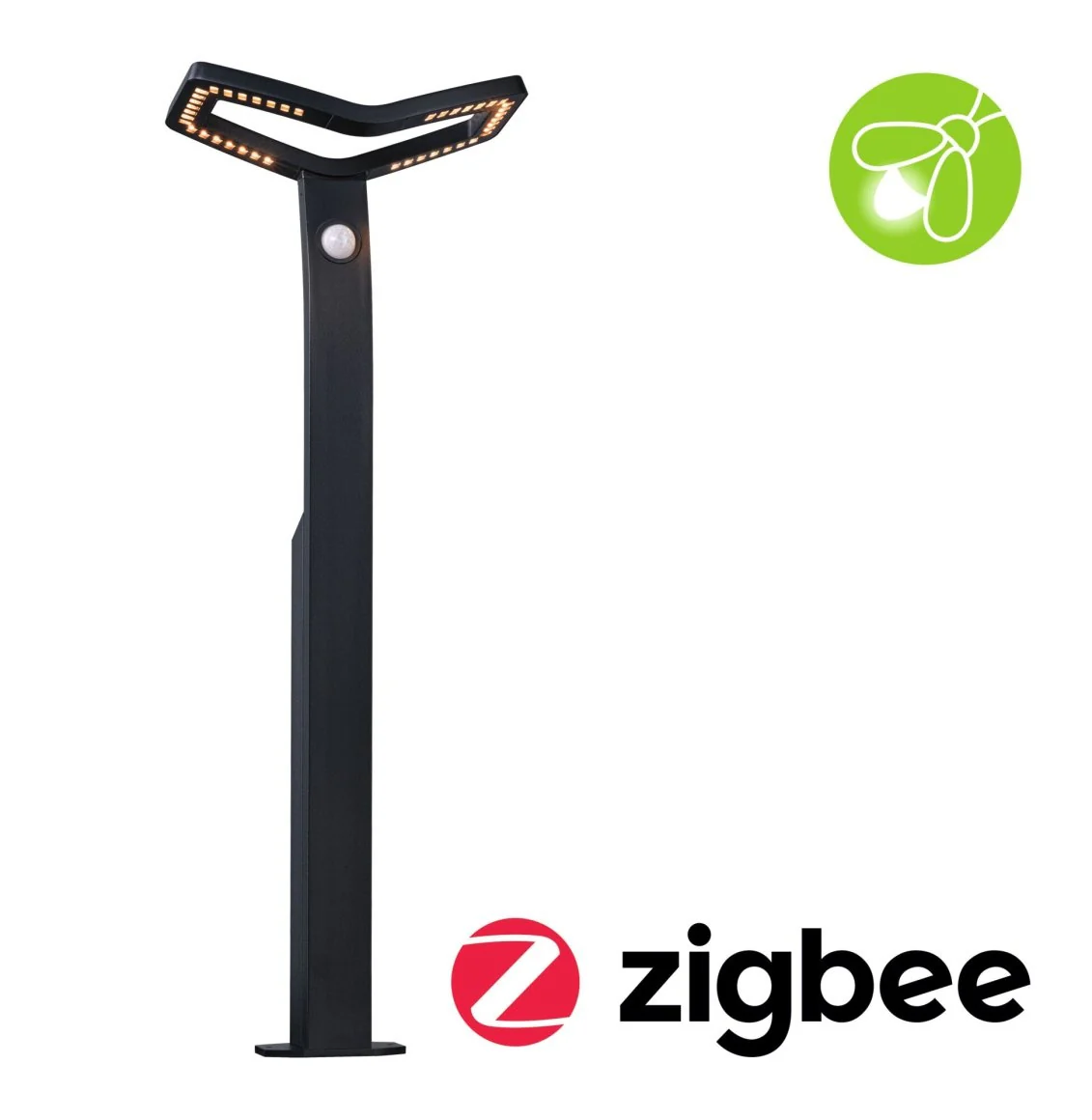 LED PollerleuchteSmart Home Zigbee 3.0 Alara Dämmerungsgesteuerter Bewegungsmelder (IR) insektenfreundlich