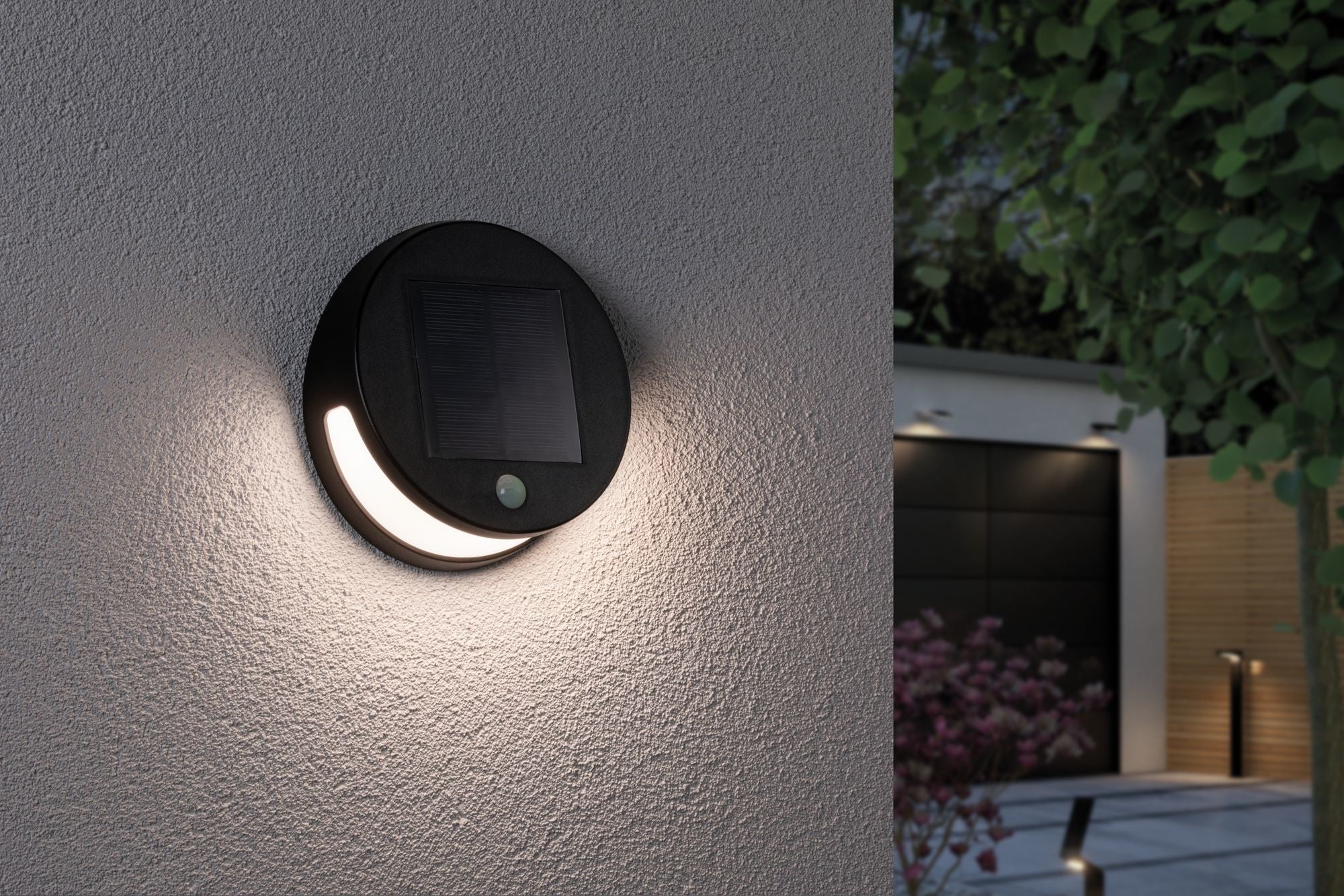 Outdoor Solar Wandleuchte Helena mit Bewegungsmelder 3000K Wandlampe - Image 3
