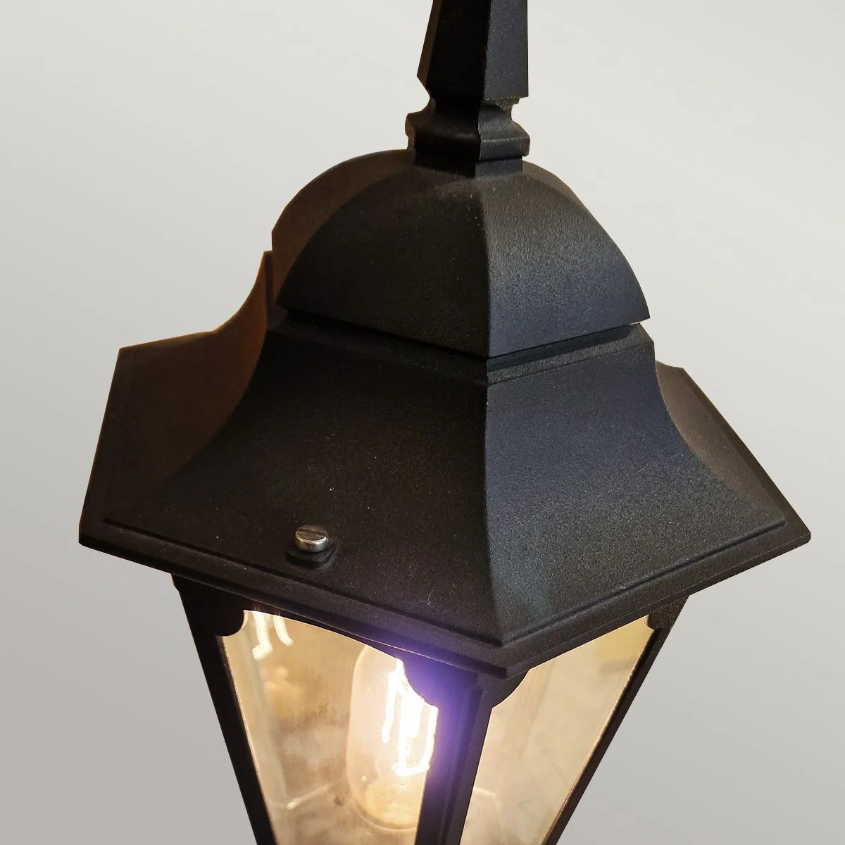 Parish Mini-Standlaterne mit 1 Licht, Schwarz - Image 4