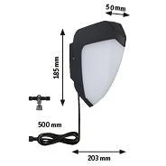 Park + Light Ikosea Bewegungsmelder IP44 50x203mm 3000K 5,6W 350lm 12V Anthrazit Kunststoff - Image 3