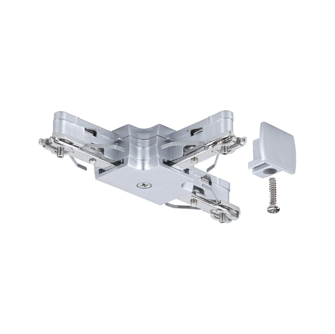 URail System Light&Easy T-Verbinder 125mm max. 1000W Chrom matt 230V Metall - Image 3