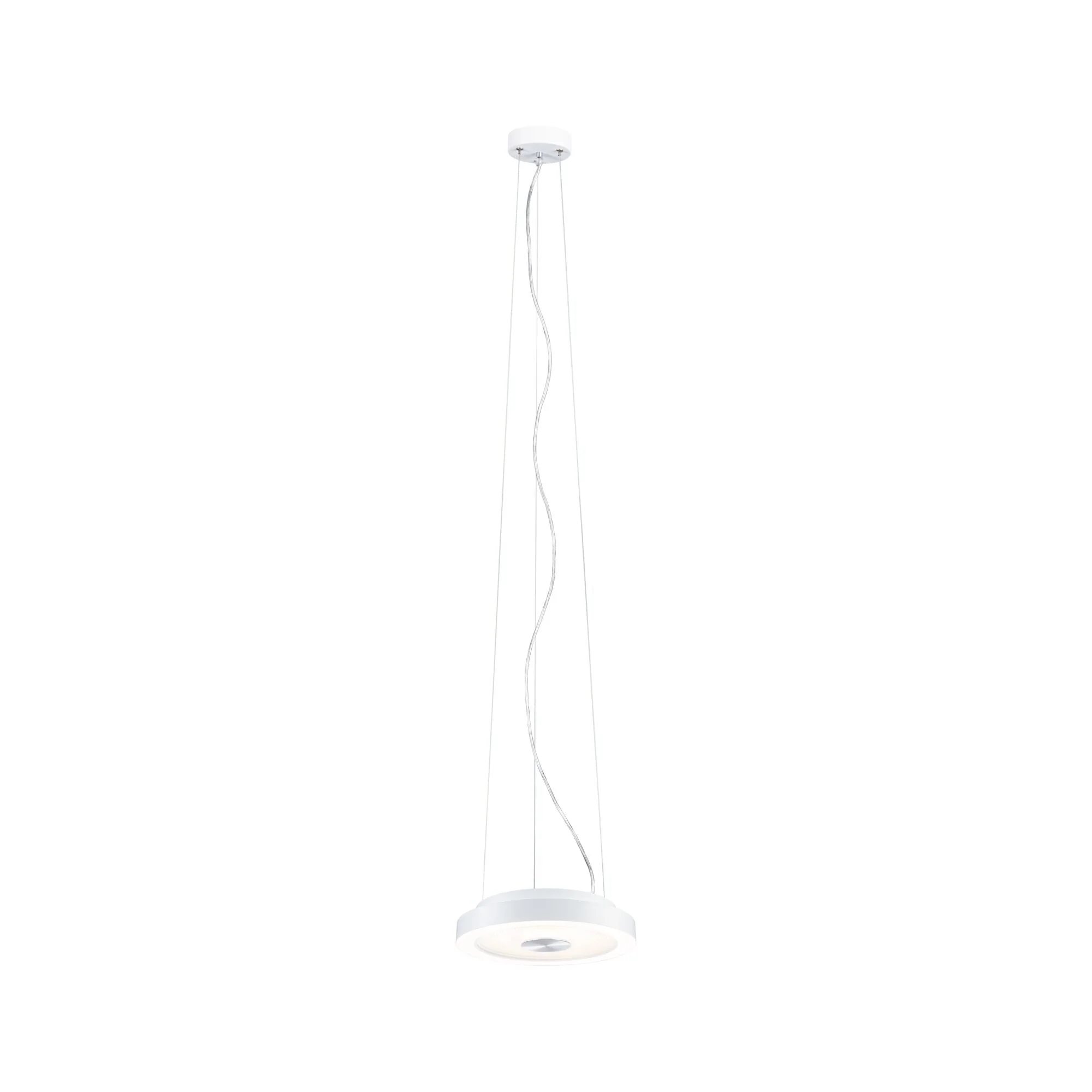 Pendelabhängung Volea Weiß/Silber - Image 7