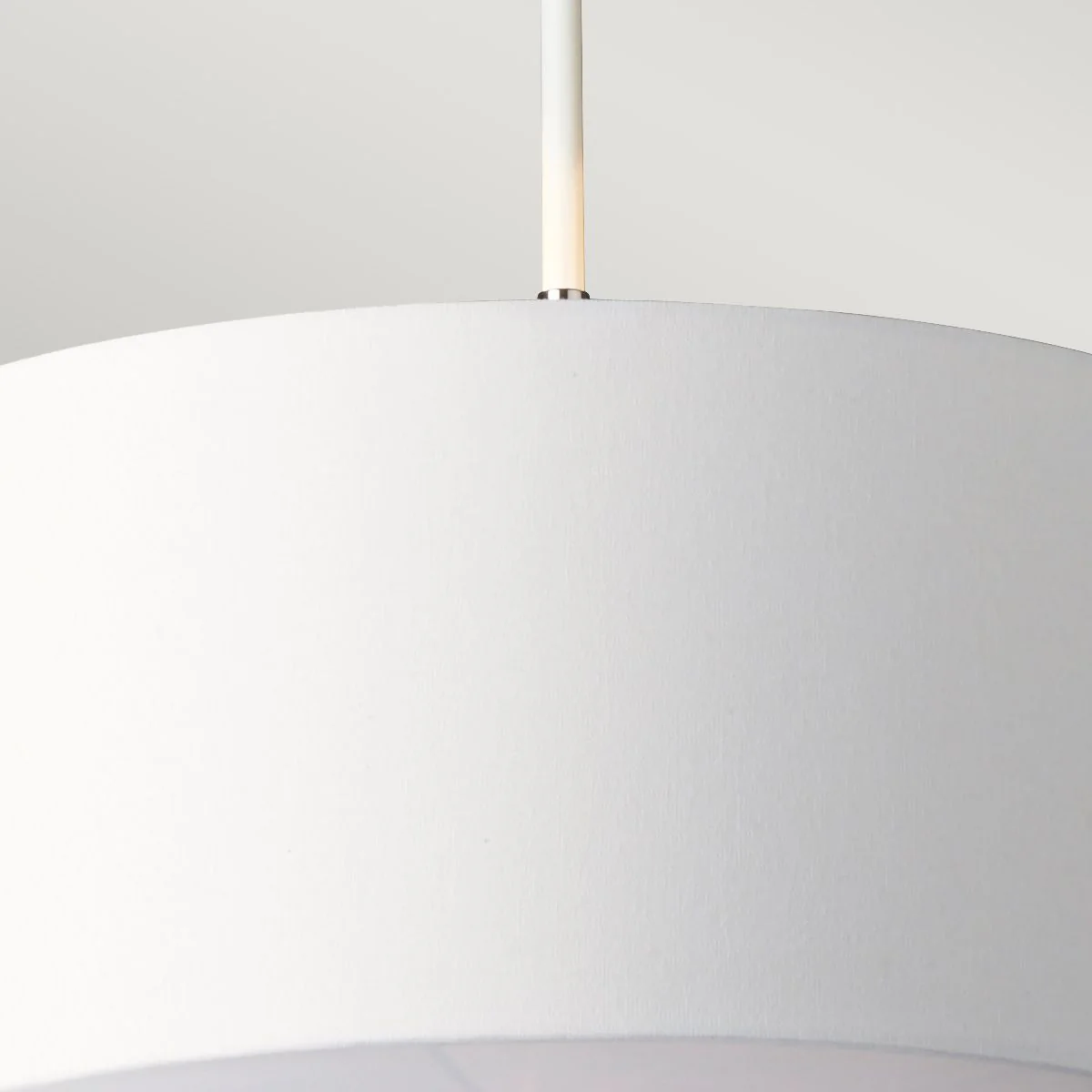 Pendelleuchte Balance 1-flammig - Weiß/Poliertes Nickel mit weißem Schirm - Image 5