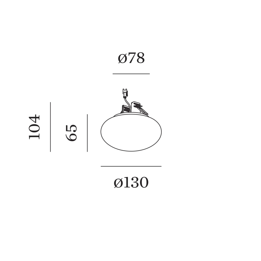 Perlez IP44 1.0 Led Einbaulampe - Image 3