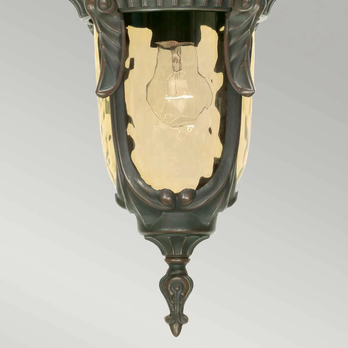 Philadelphia 1-flammige mittelgroße Kettenlaterne - Altbronze - Image 3