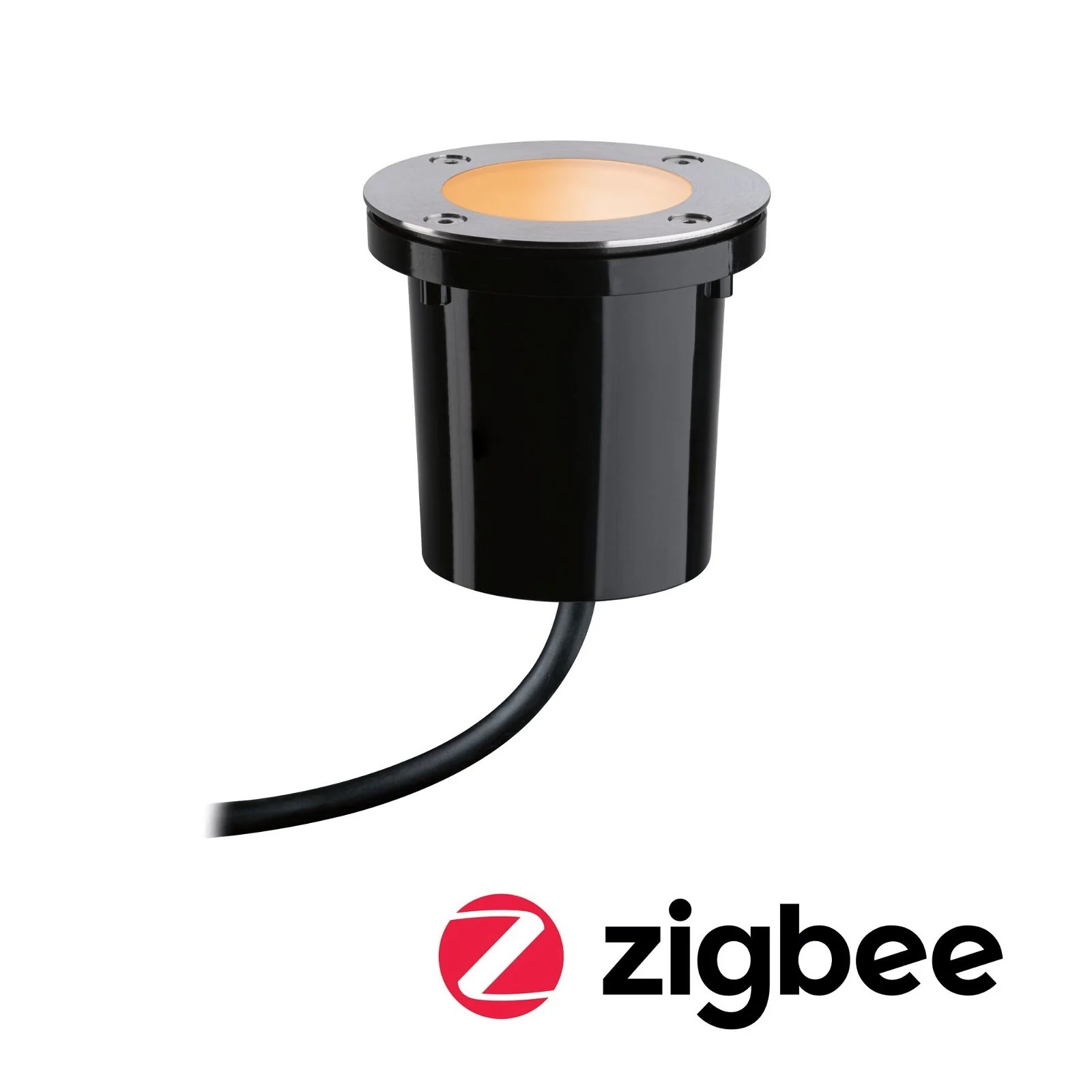 Plug & Shine LED Bodeneinbauleuchte Goldlicht
