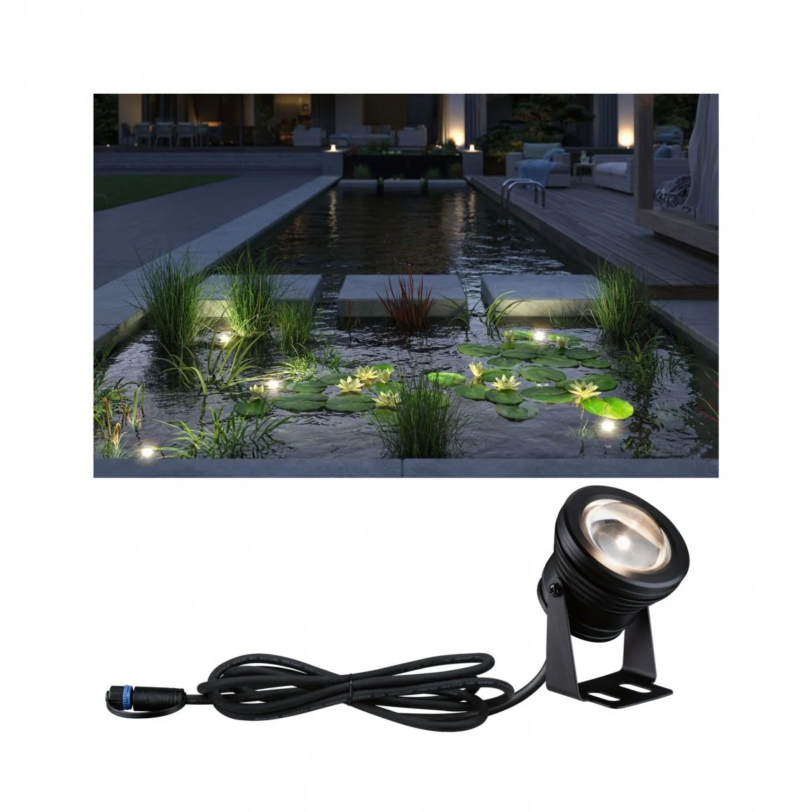 Plug & Shine LED Spot Teichleuchte