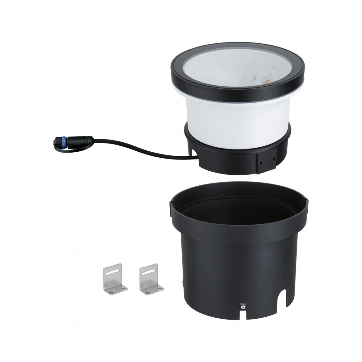 Plug & Shine LED Wandfluter Ocos IP67 3000K 6,1W Anthrazit - Image 4