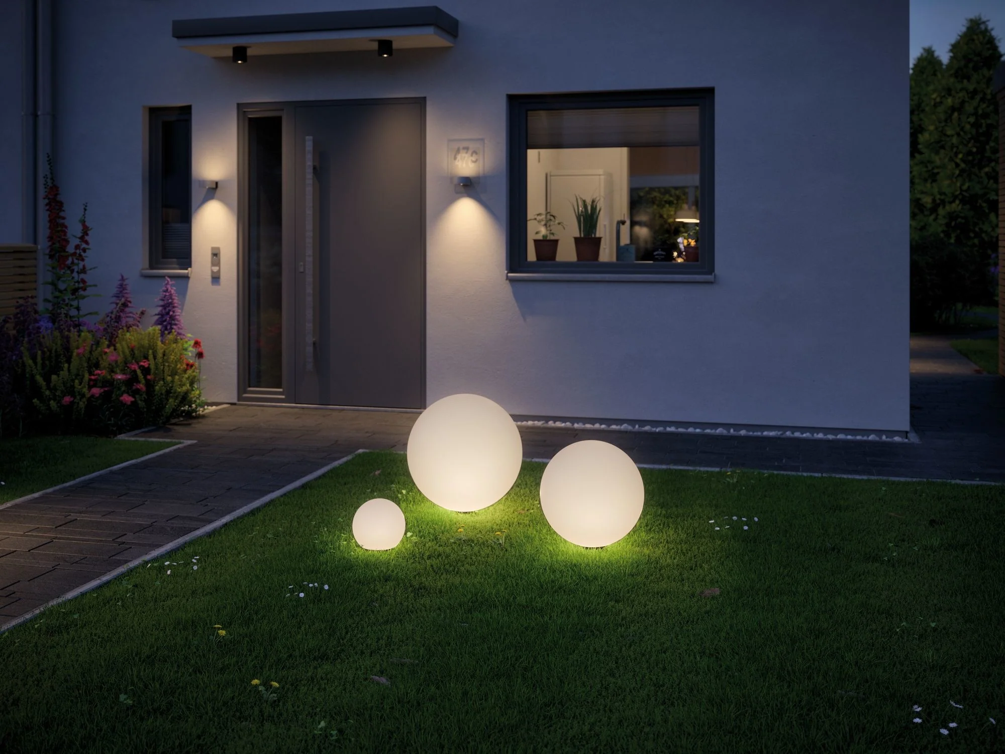 Plug & Shine Lichtobjekt Globe IP67 3000K 24V Durchmesser 40cm - Image 3