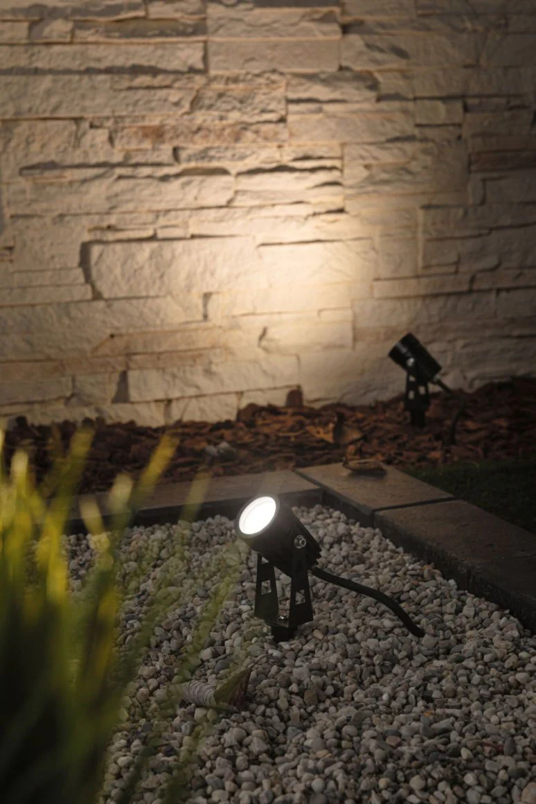 Plug & ShineLED Gartenstrahler Warmweiß Einzelspot IP65 3000K 2W Schwarz - Image 3