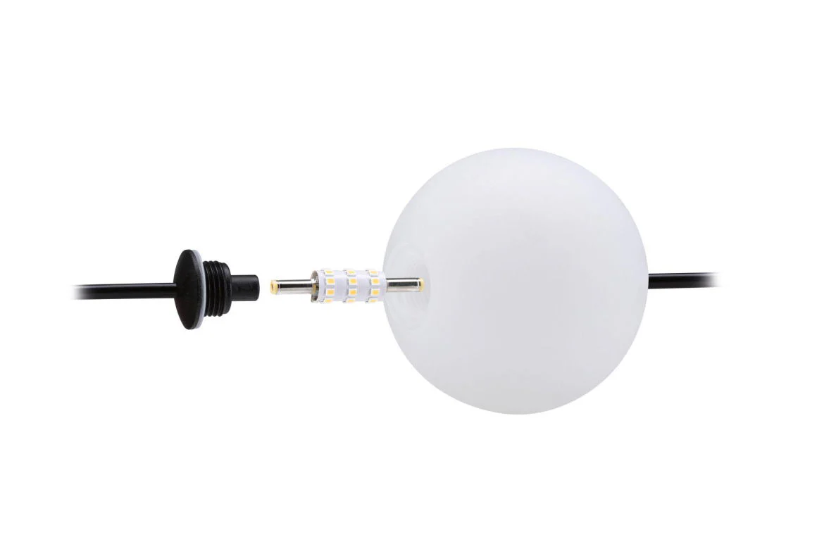 Plug & ShineLED Lichterkette Naima Basisset IP67 3000K 6x1W 5,88m Schwarz - Image 10