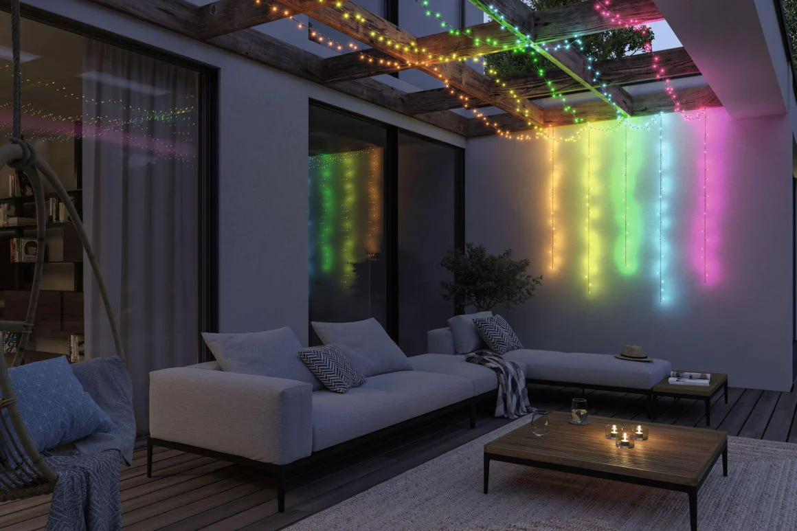 Plug & ShineLED Lichterkette Yuna RGB 12,4m IP44 5W Schwarz - Image 6