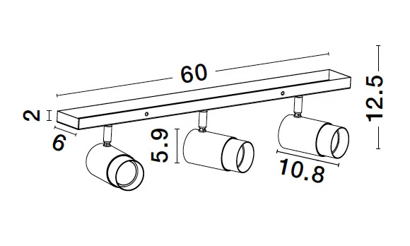 POGNO Deckenaufbauleuchte 600 mm dimmbar - Image 8