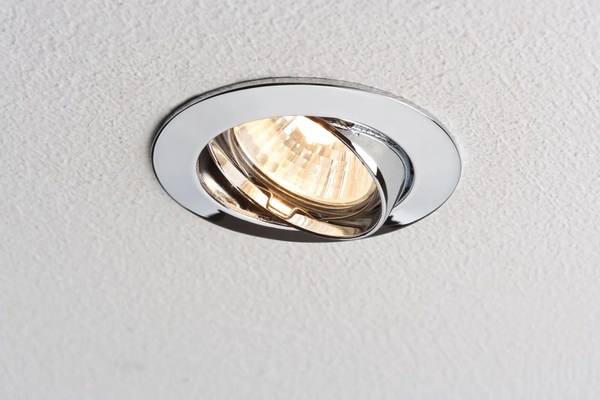 Premium Einbauleuchte rund 83mm 30° GU10 max. 50W 230V dimmbar Chrom - Image 3