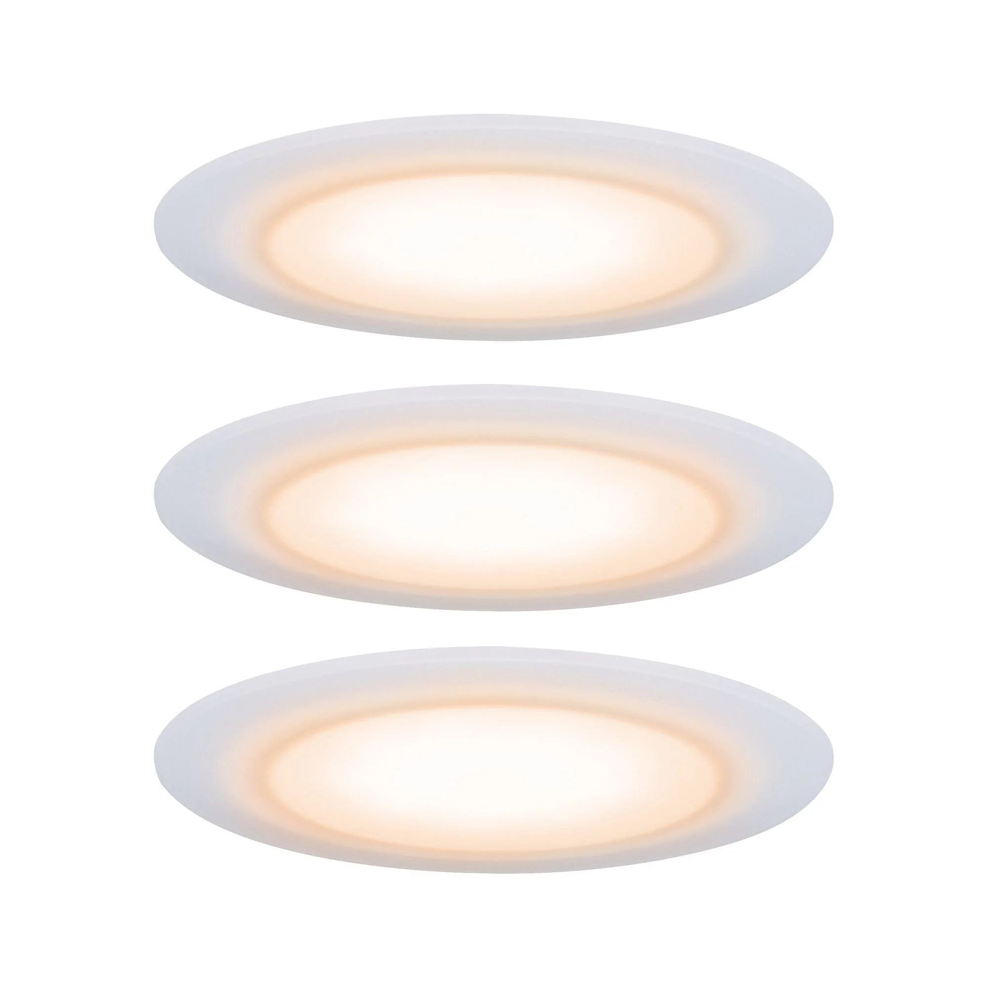 Premium Suon Basisset IP44 rund 90mm 3x5W 3x450lm 230V dimmbar Dim to warm Satin/Weiß - Image 10