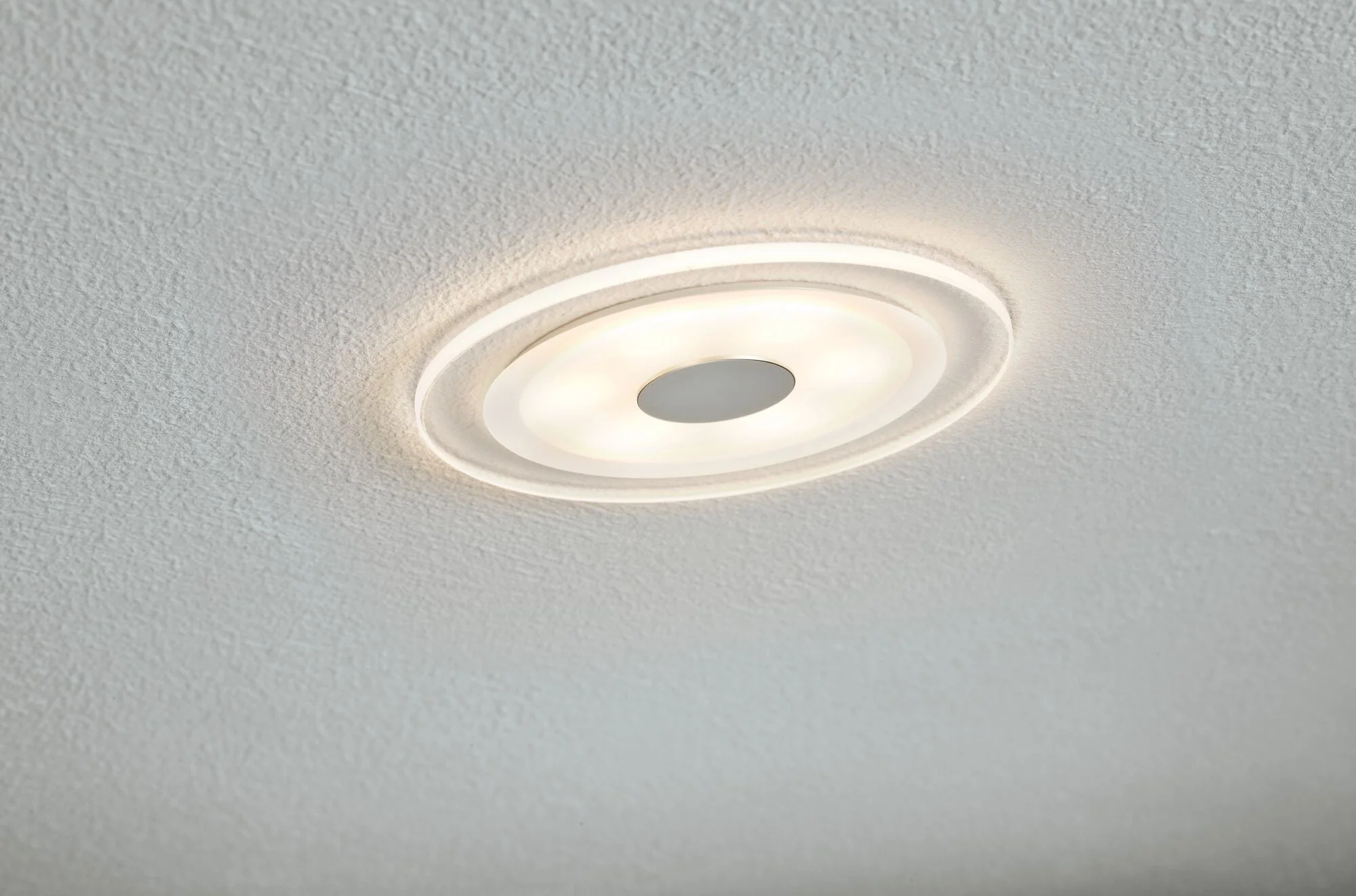 Premium Whirl Basisset rund 120mm 3x4,9W 3x180lm 230V dimmbar 3000K Alu gedreht/Satin - Image 3