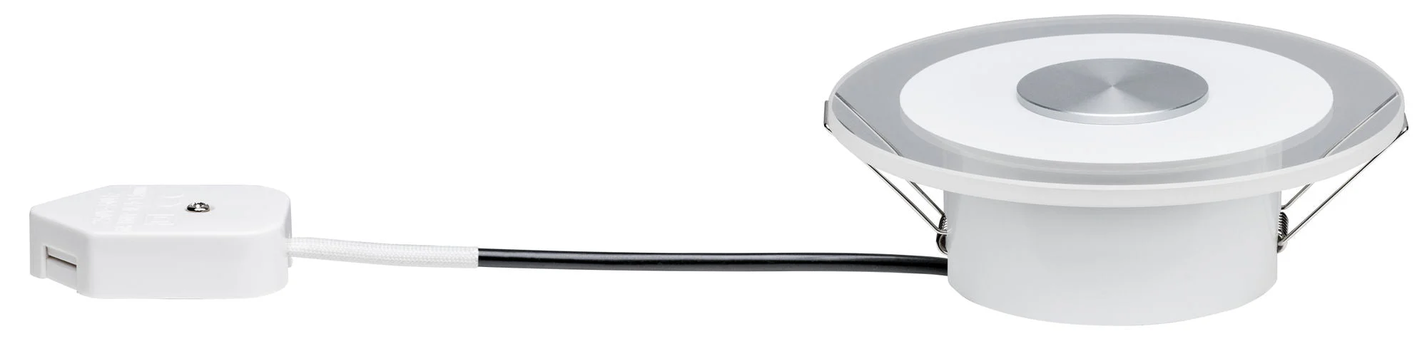 Premium Whirl Basisset rund 120mm 3x4,9W 3x180lm 230V dimmbar 3000K Alu gedreht/Satin - Image 6