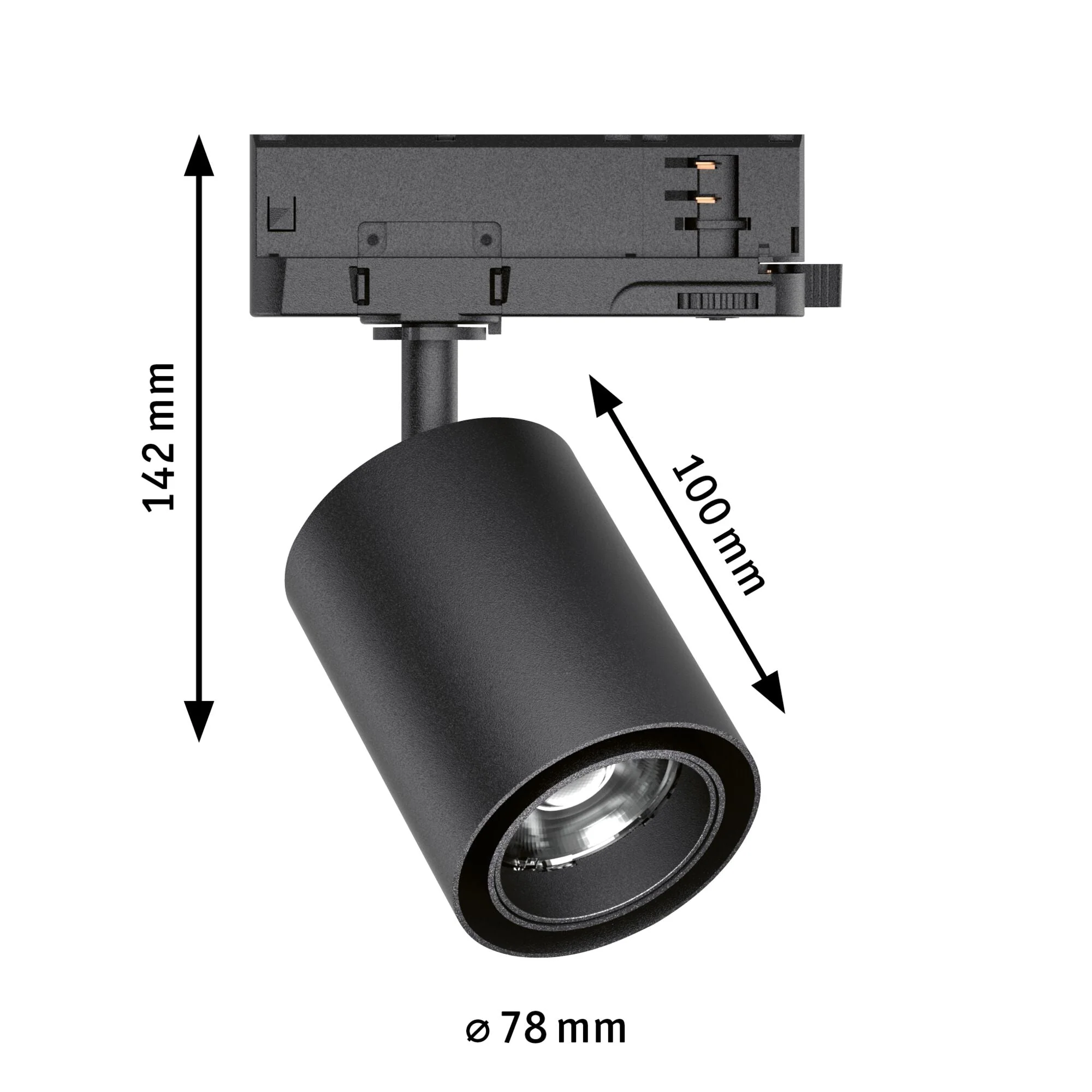 ProRail3 Kratos 36° 1050lm 9W 4000K 230V Schwarz - Image 2