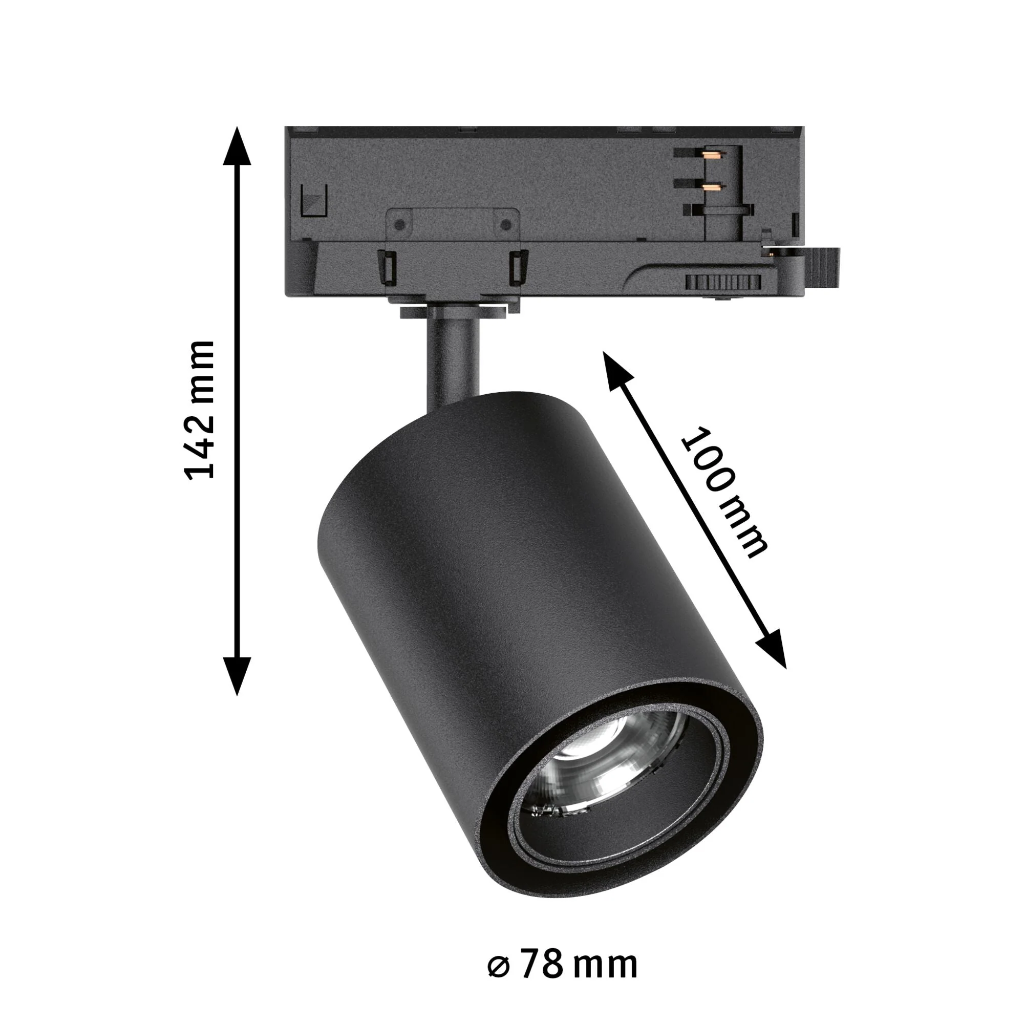 ProRail3 Kratos 36° 3100lm 25W 4000K 230V Schwarz - Image 2