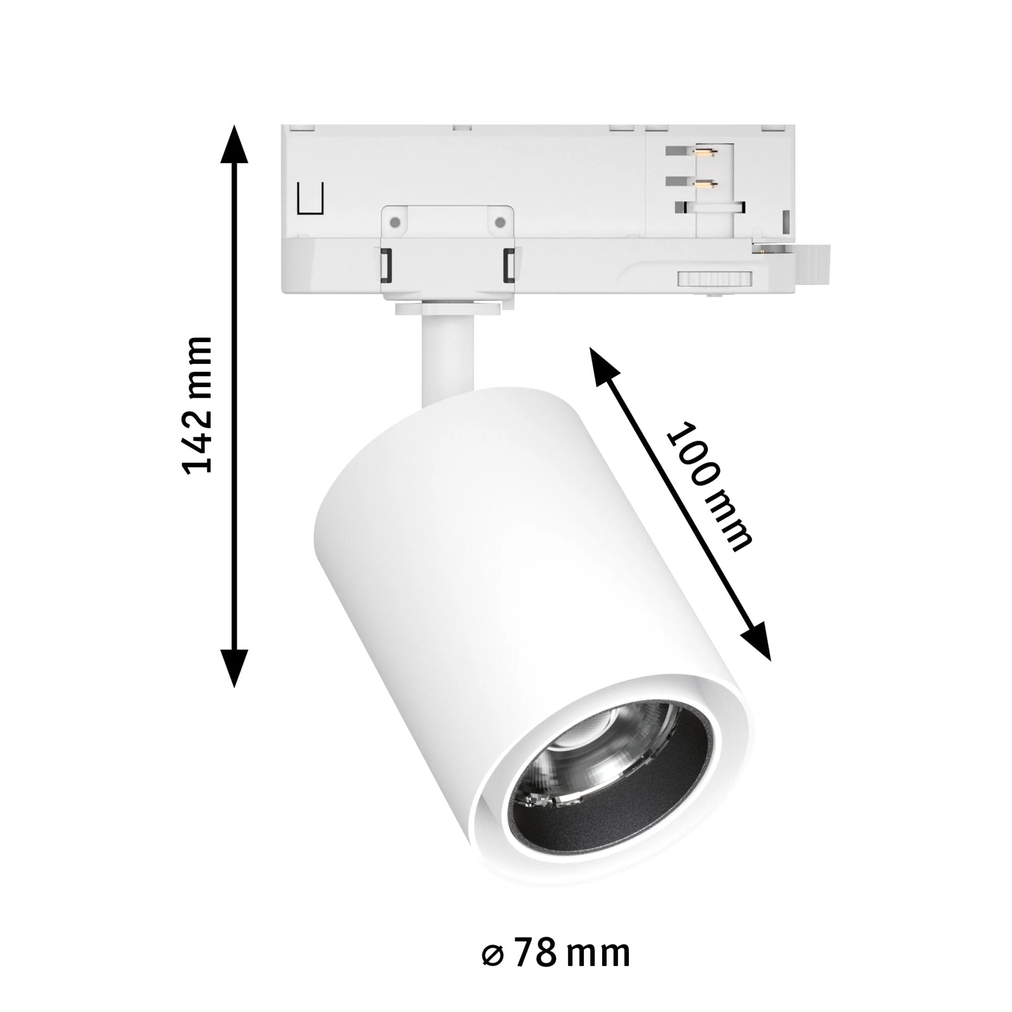 ProRail3 Kratos 50° 3100lm 25W 4000K 230V Weiß - Image 2