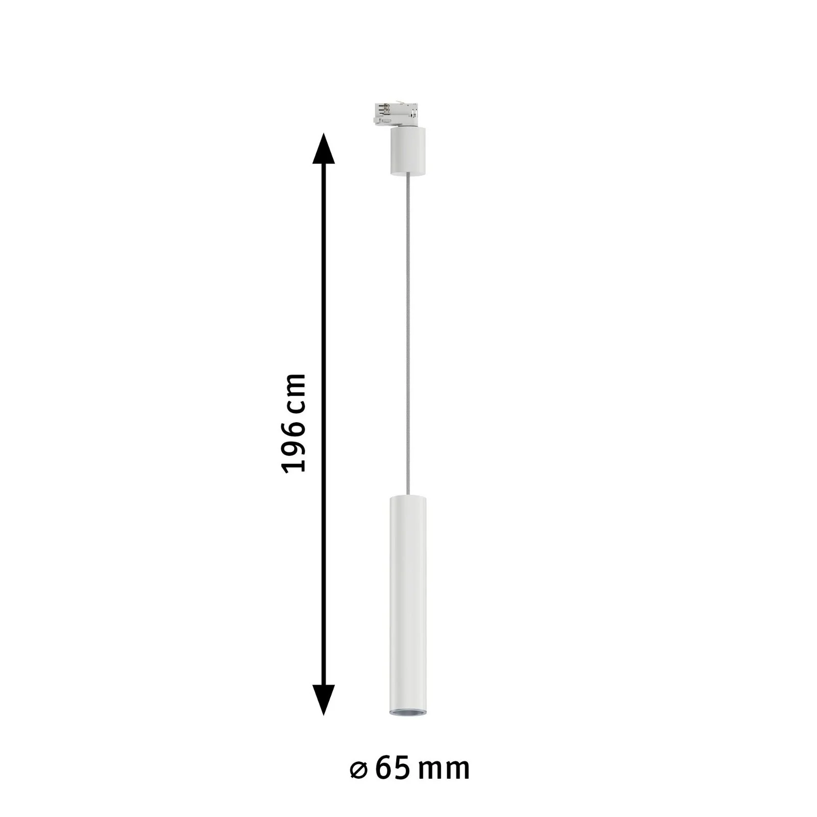 ProRail3 Pend Artemons max10W GU10 Wh 3P - Image 2