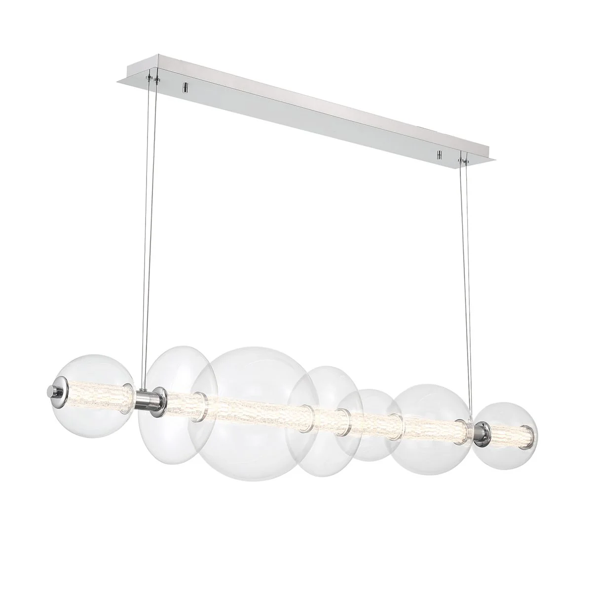 Atomo 7-flammige lineare Pendelleuchte