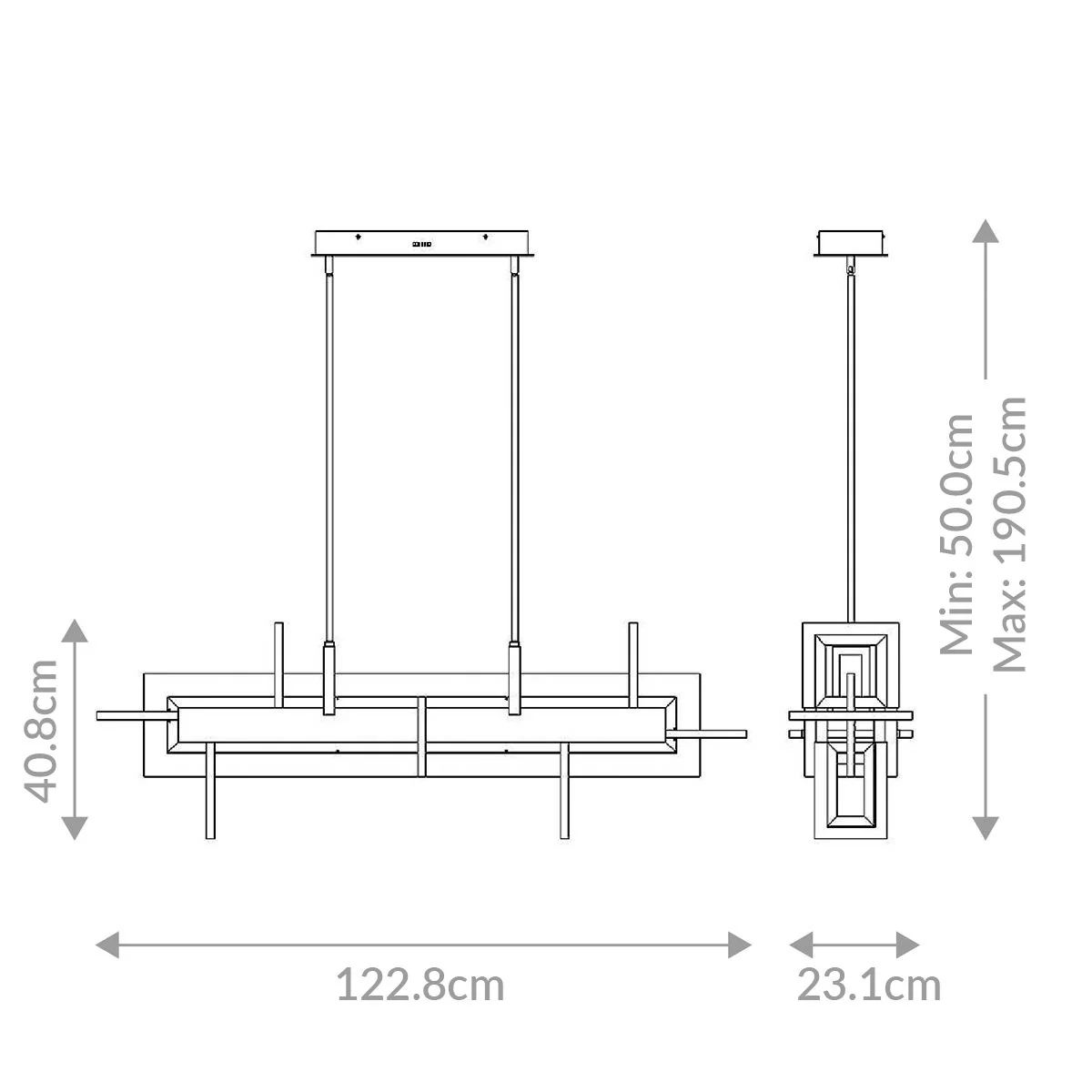 Inizio Lineare Pendelleuchte Mittel - Image 2