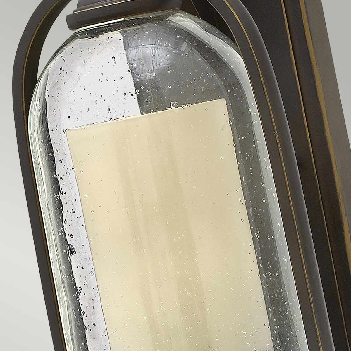 Quincy Kleine Wandlaterne mit 1 Licht, geölte Bronze - Image 3