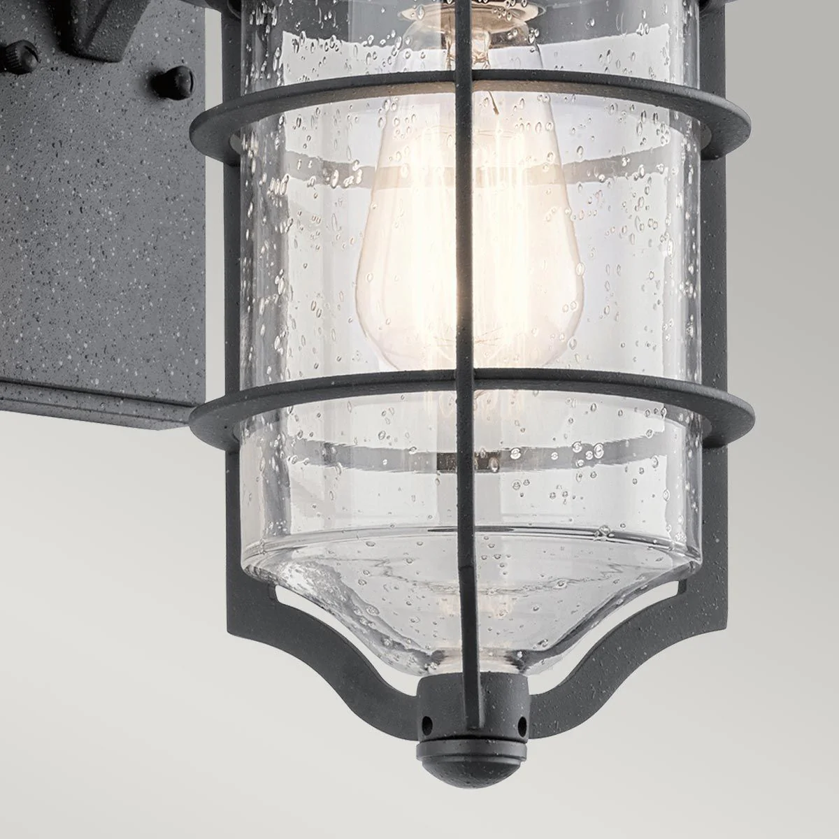 Royal Marine Kleine Wandlaterne mit 1 Licht, Antik-Schwarz - Image 6