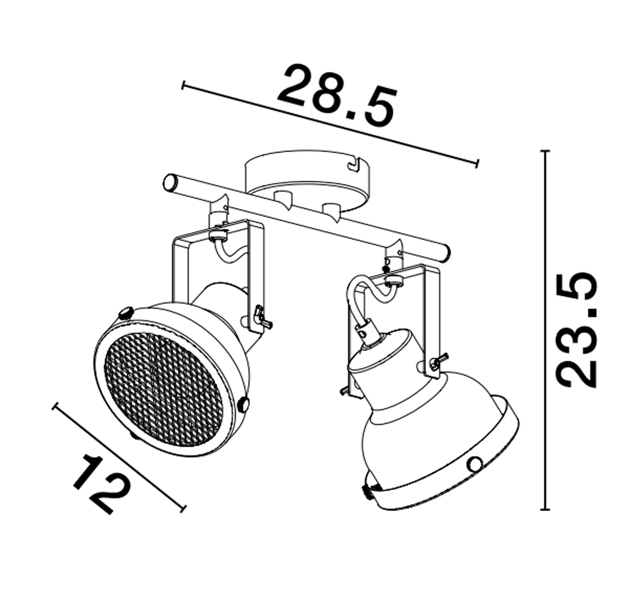 RUVI Deckenaufbauleuchte  2850 mm dimmbar - Image 8