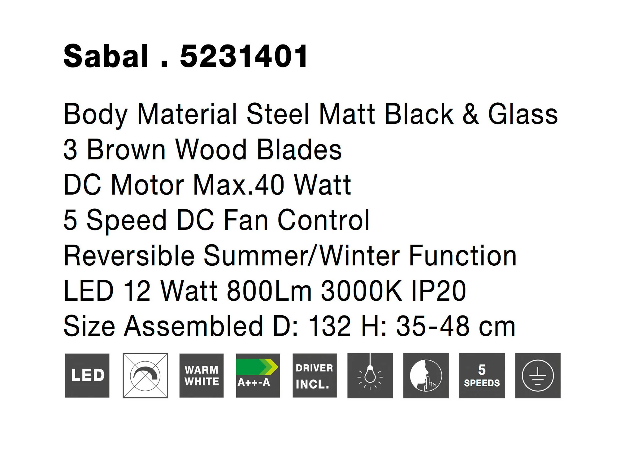 SABAL 12 Watt 1320 mm 3000 Kelvin - Image 8
