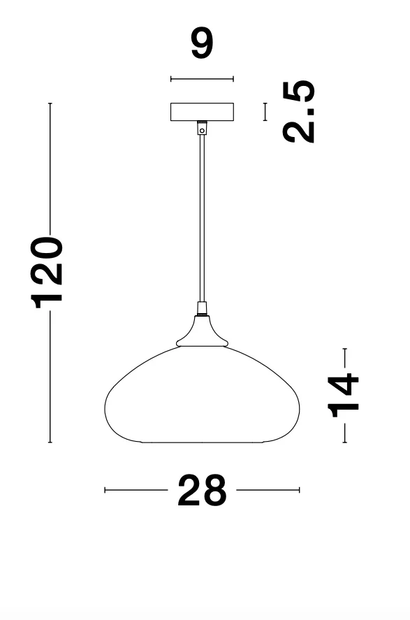 SAVAZ Pendelleuchte  280 mm dimmbar - Image 3