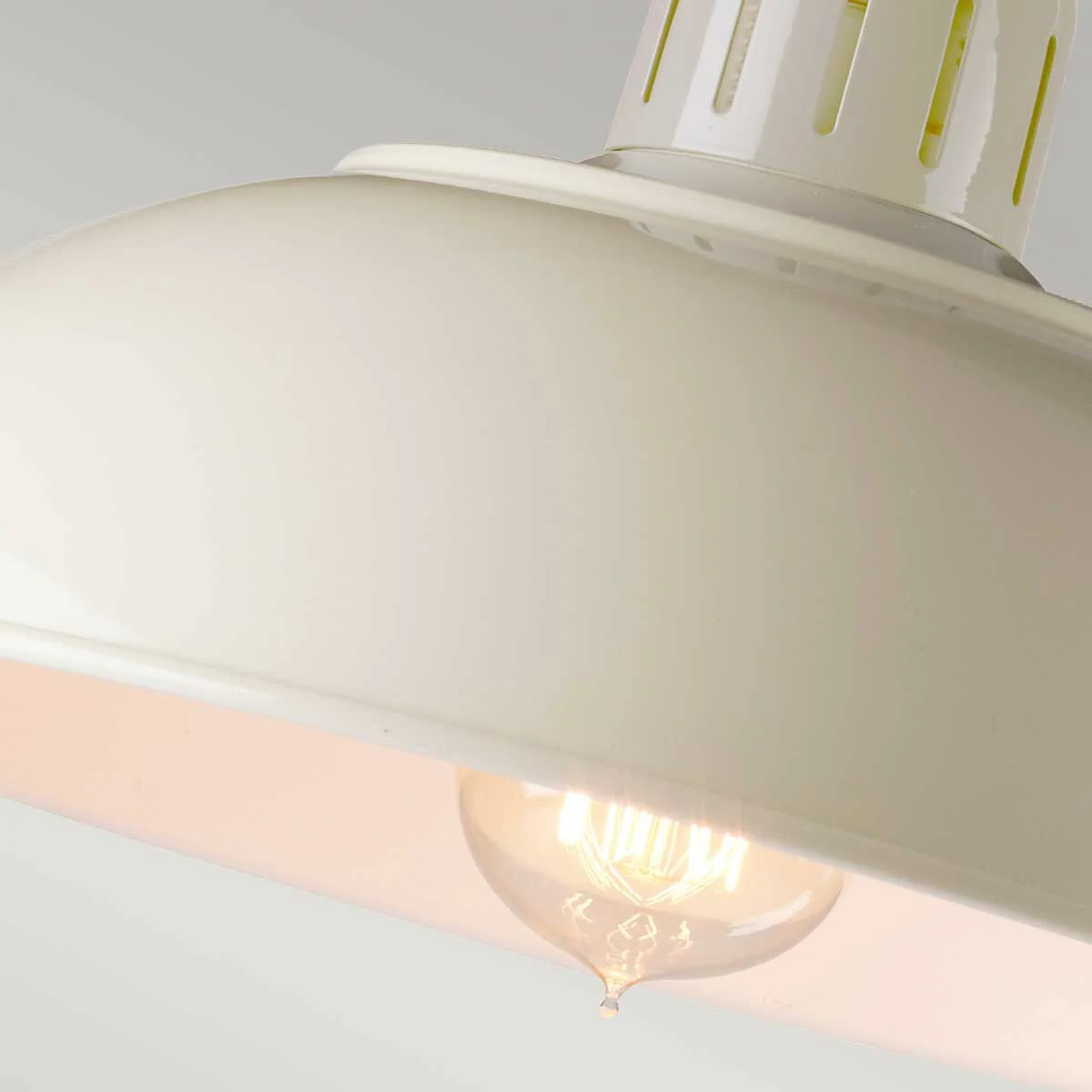 Schreibtischlampe Franklin 1-flammig - Austernweiß mit cremefarbenem Schirm - Image 4