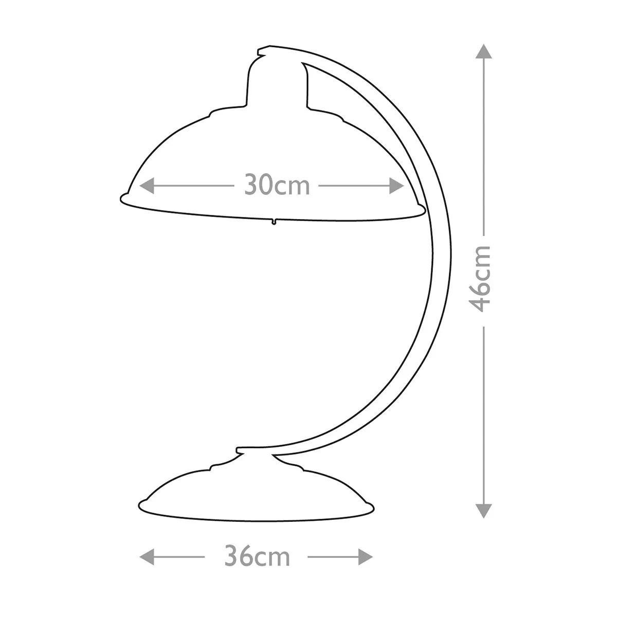 Schreibtischlampe Franklin 1-flammig - Austernweiß mit cremefarbenem Schirm - Image 5