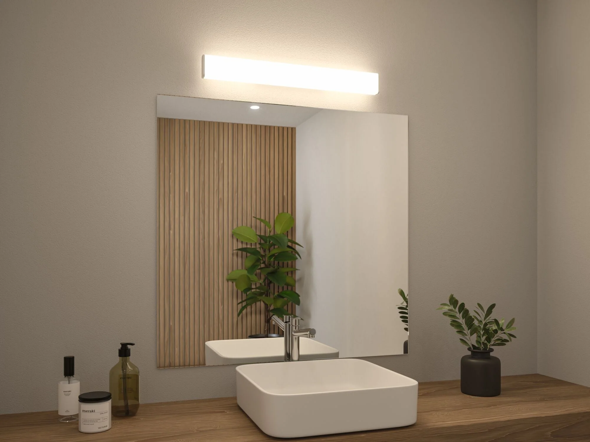 Selection Bathroom Nembus IP44 3000K 600lm 230V 9W Chrom - Image 4