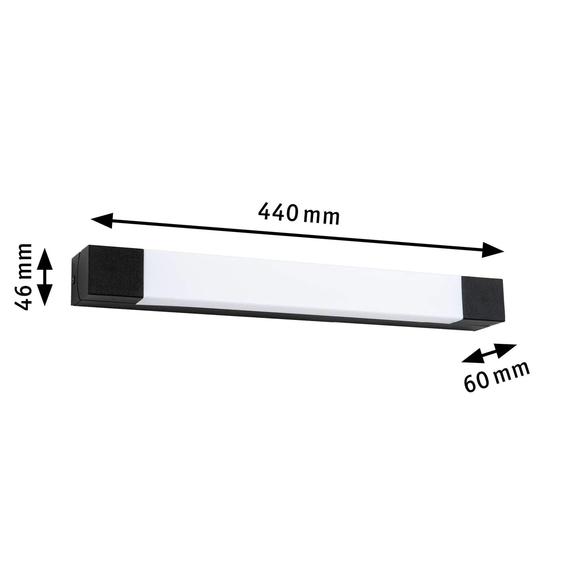 Selection Bathroom Quasar IP44 3000K 600lm 230V 7,5W Schwarz - Image 2
