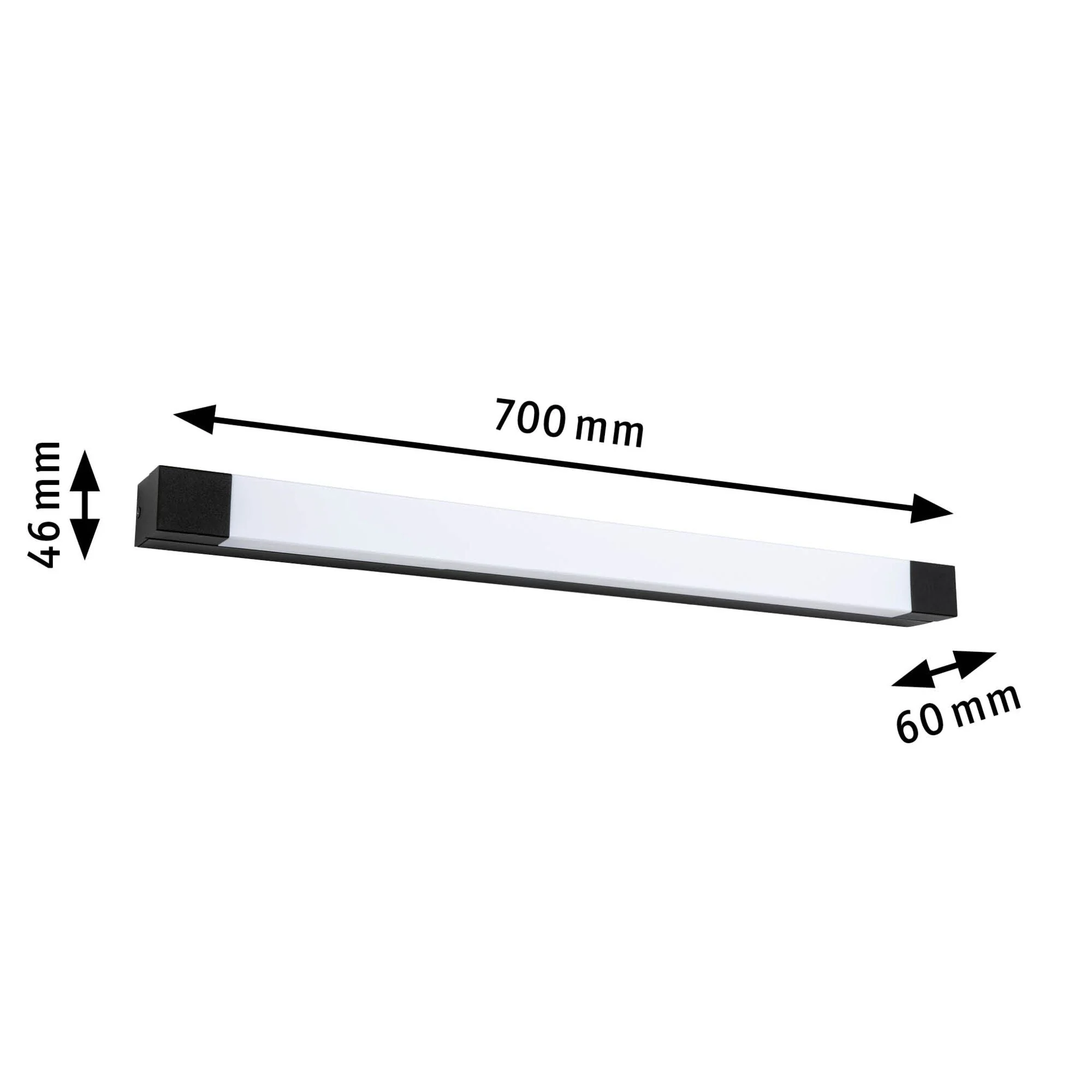 Selection Bathroom Quasar IP44 3000K 900lm 230V 11,2W Schwarz - Image 2