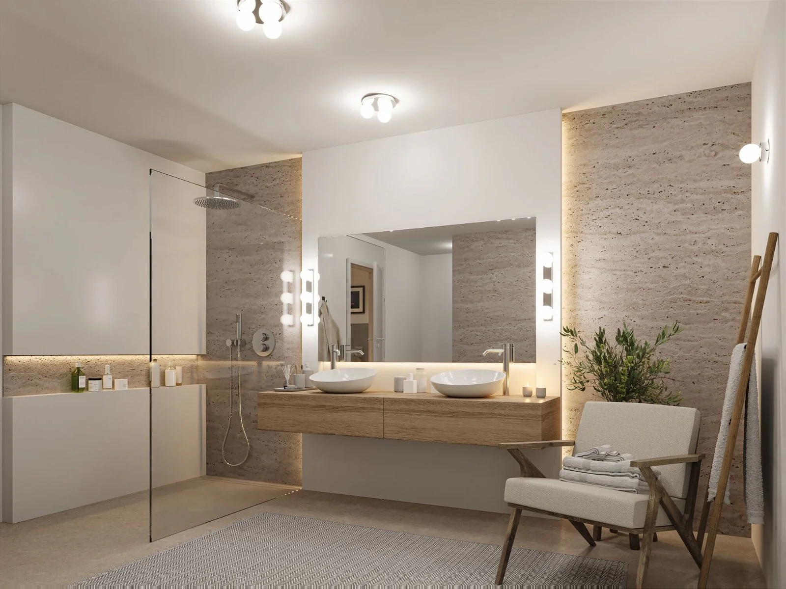 Selection Bathroom Wandleuchte Gove Spiegelleuchte - Image 3